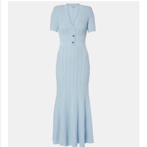 Self Portrait pointelle midi dress